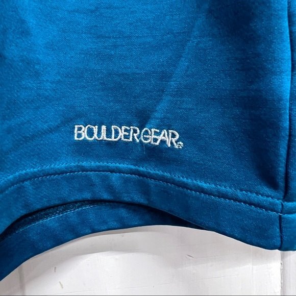 Boulder gear 1/4 zip pullover jacket women's medium deep turquoise - Picture 2 of 5